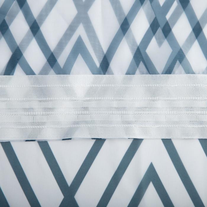 Тюль "изумрудный сад" 145*260 см компл. 2 шт. (1/25) "этель" 5525182