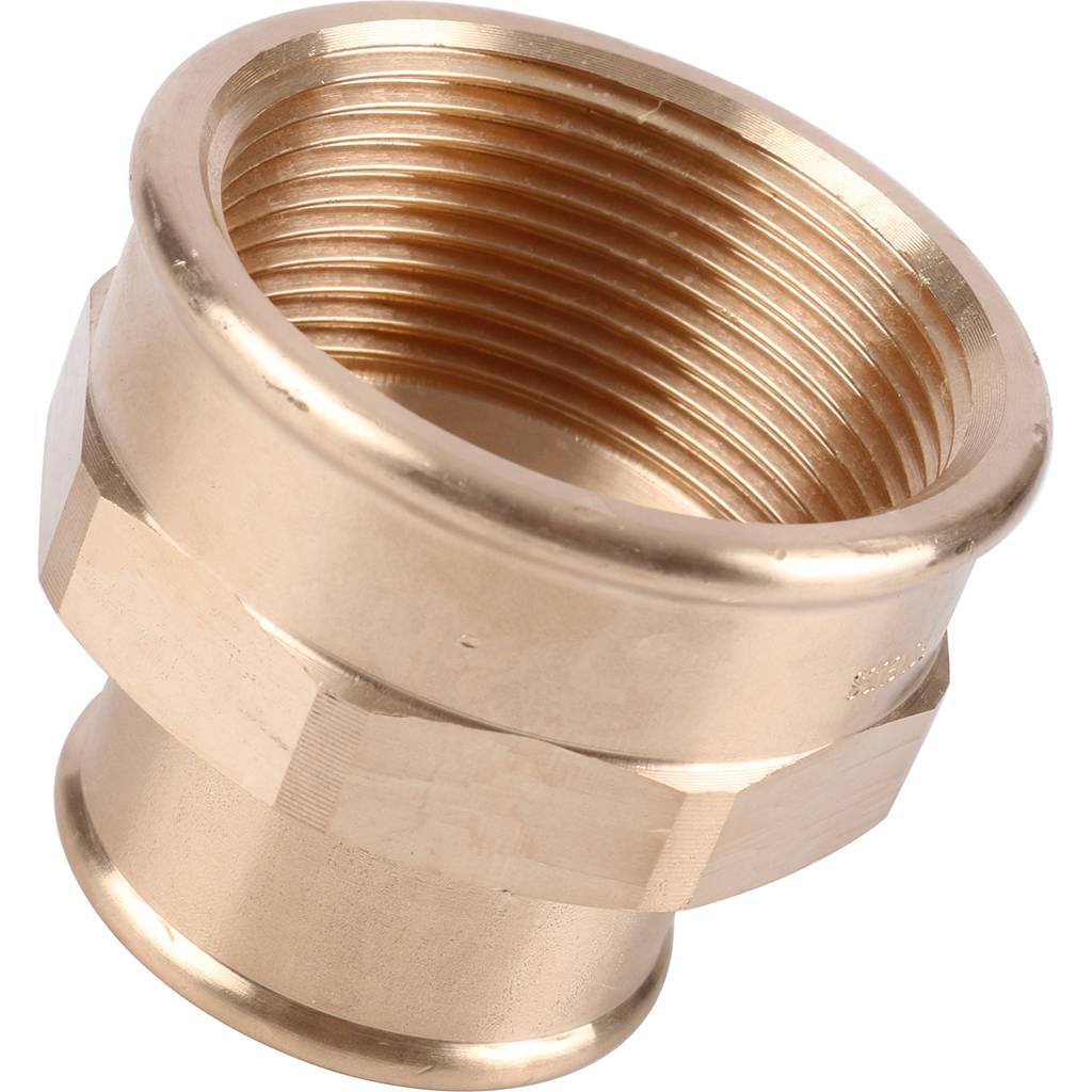 Муфта редукционная 1"1/2 x 1" резьбовая (ВР) бронза VIEGA (267520)
