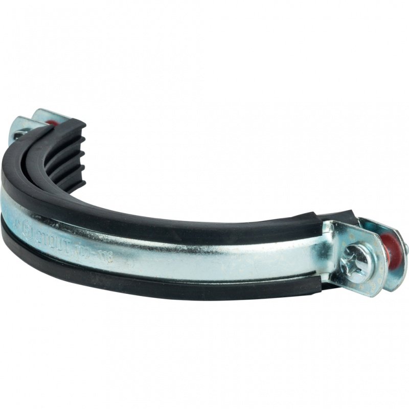 Хомут для труб с гайкой 4"( ⌀107-116) STOUT