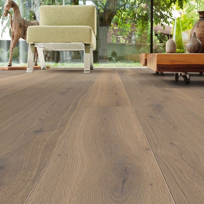 Паркетная доска Haro Series 4000 (5G) 538940 Дуб Мореный Пуро Белый Саваж брашированный однополосный 4V2200 x 180 x 13.5мм