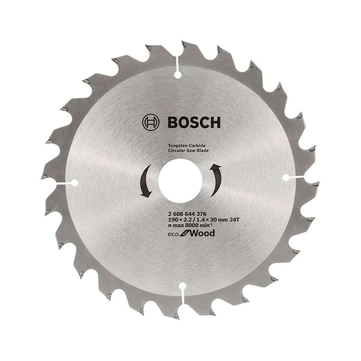 Диск пильный по дереву "eco for wood" 190 x3 0 мм, 24 зуба (1) "bosch" 2608644376