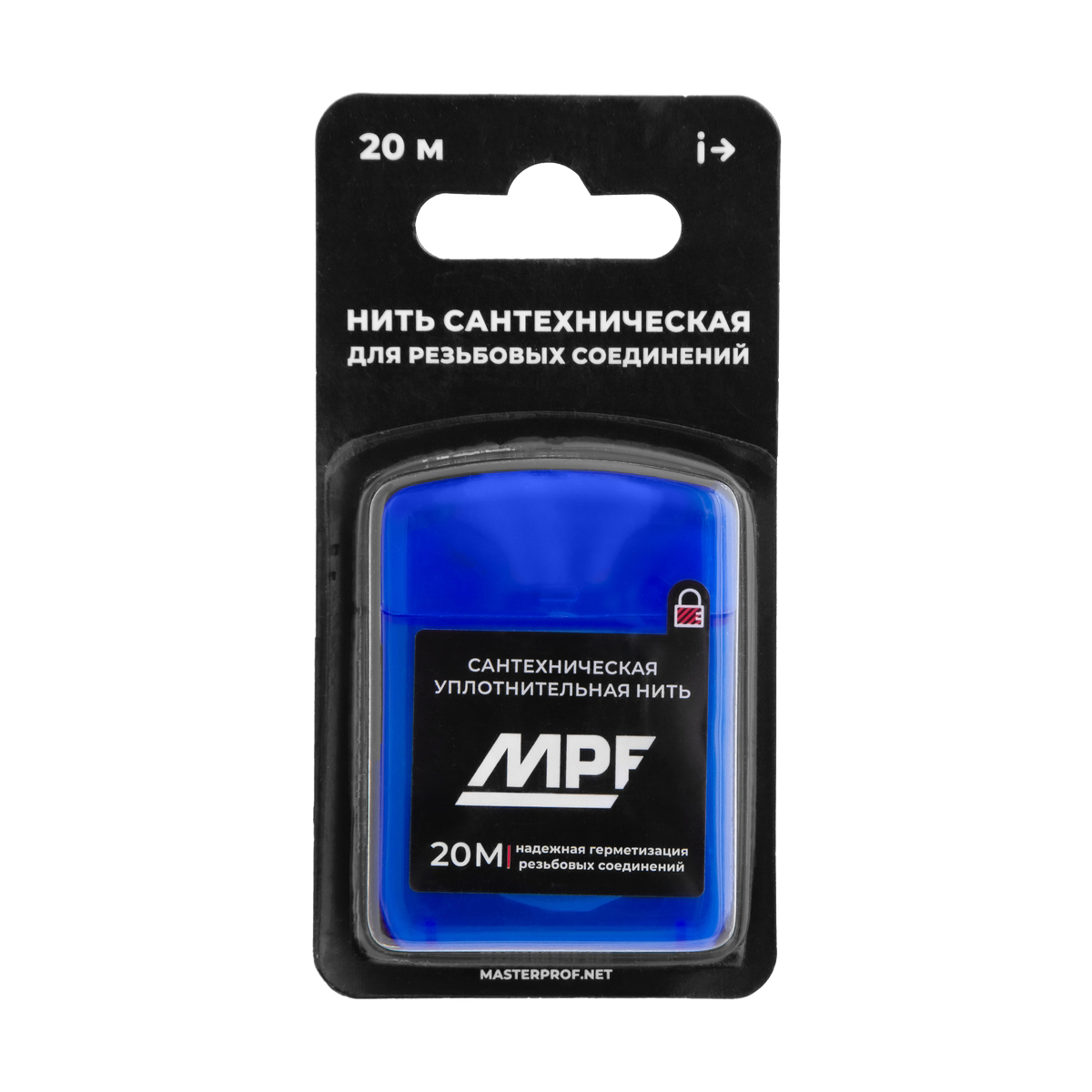 Нить для герметизации резьбовых соединений 20 м (5/150) "masterprof"