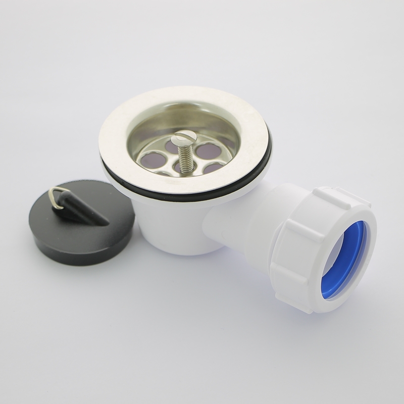 Выпуск McALPINE 70 мм нерж. решетка с пробкой, выход гориз. компрес. 32 мм