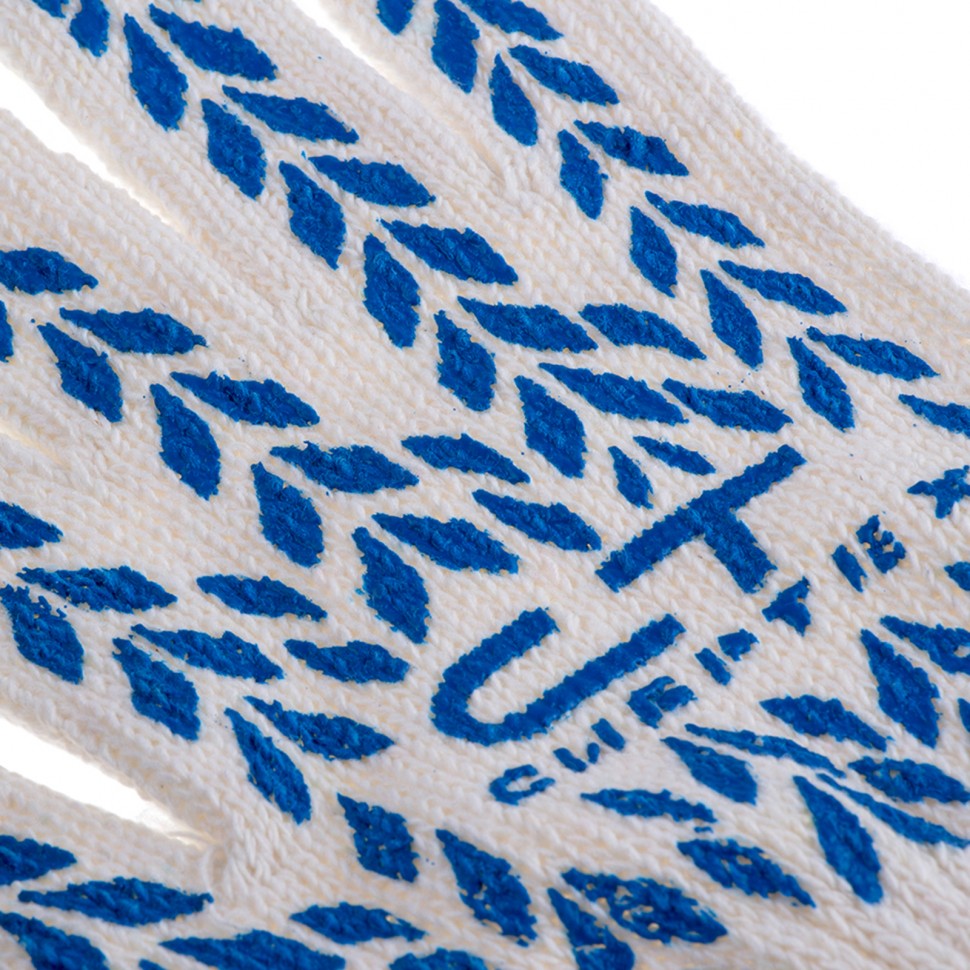 Перчатки х/б, ПВХ покрытие, "Протектор" 7 класс Сибртех (67704)