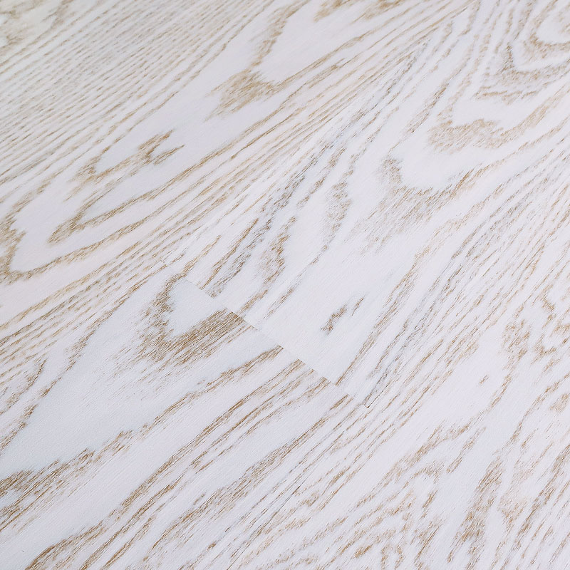 Паркетная доска Polarwood Дуб Элара снежно-белый матовый однополосный Oak FP 138 Elara White Matt Loc
