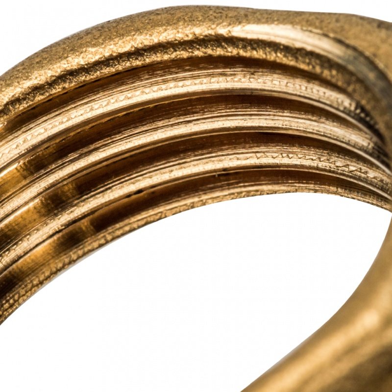 Контргайка с упором 3/4" ВР латунь STOUT