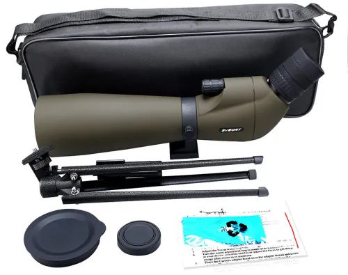 Зрительная труба SVBONY SV401 20–60x80 WP со штативом