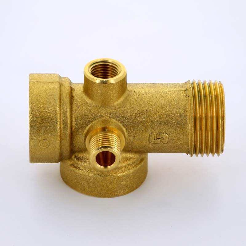 Адаптер 5-выводной 82 мм х 1" х 1/4" ВН латунь UNI-FITT