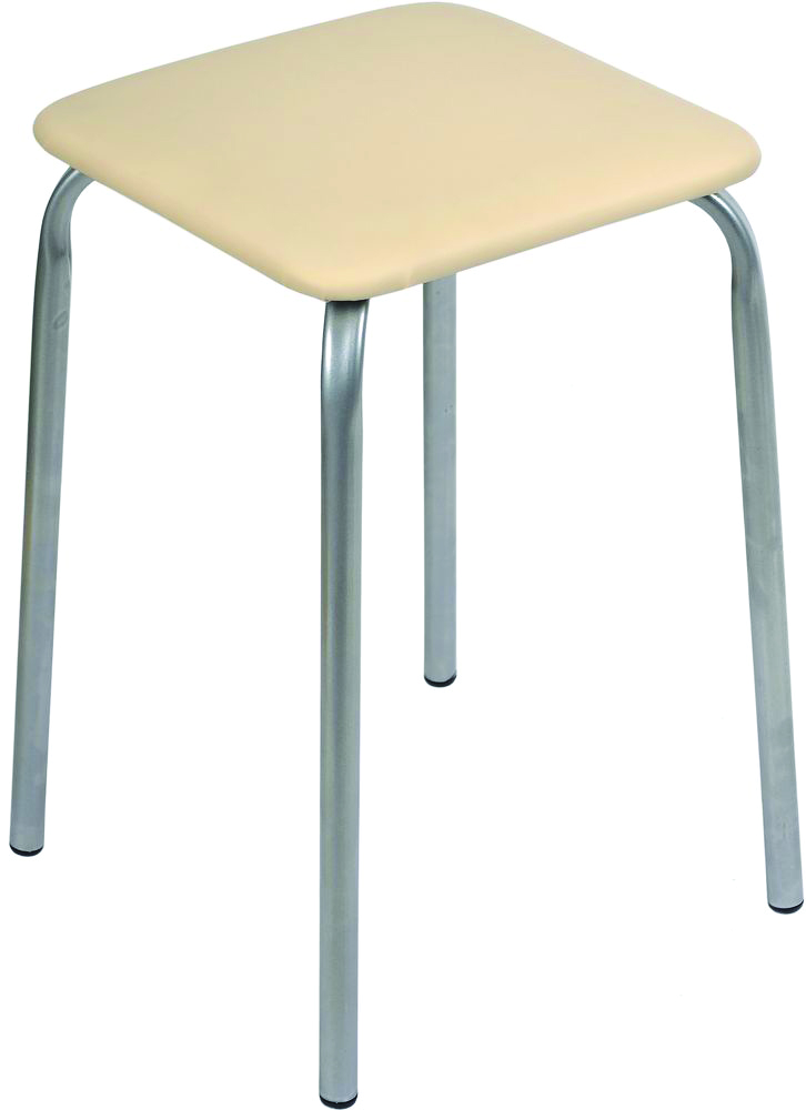 Табурет "эконом 3" квадратное сиденье 29 см (1/10) слоновая кость тэ3/ск "ника"
