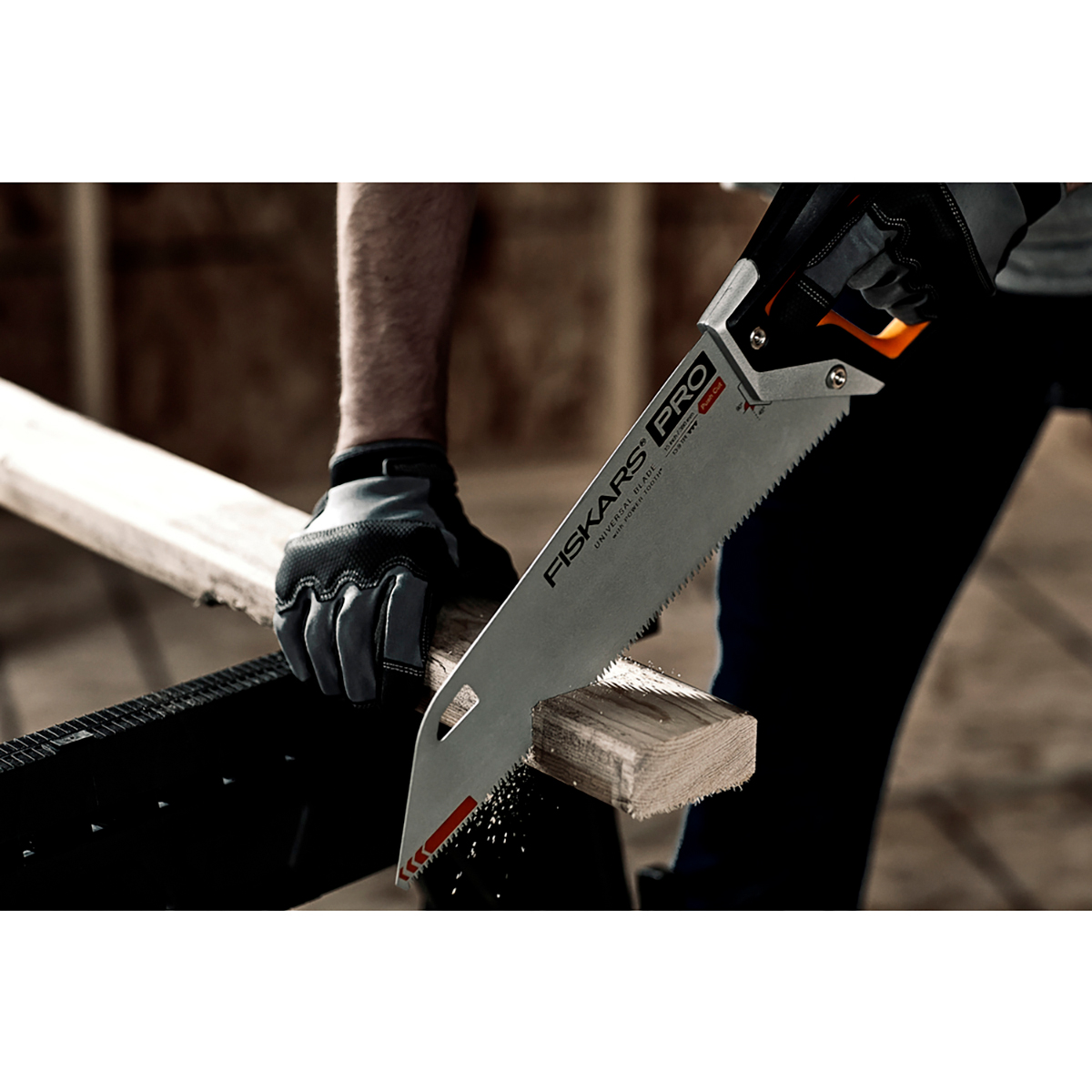 Ножовка по дереву "powertooth" 380 мм (1/3) "fiskars" 1062930