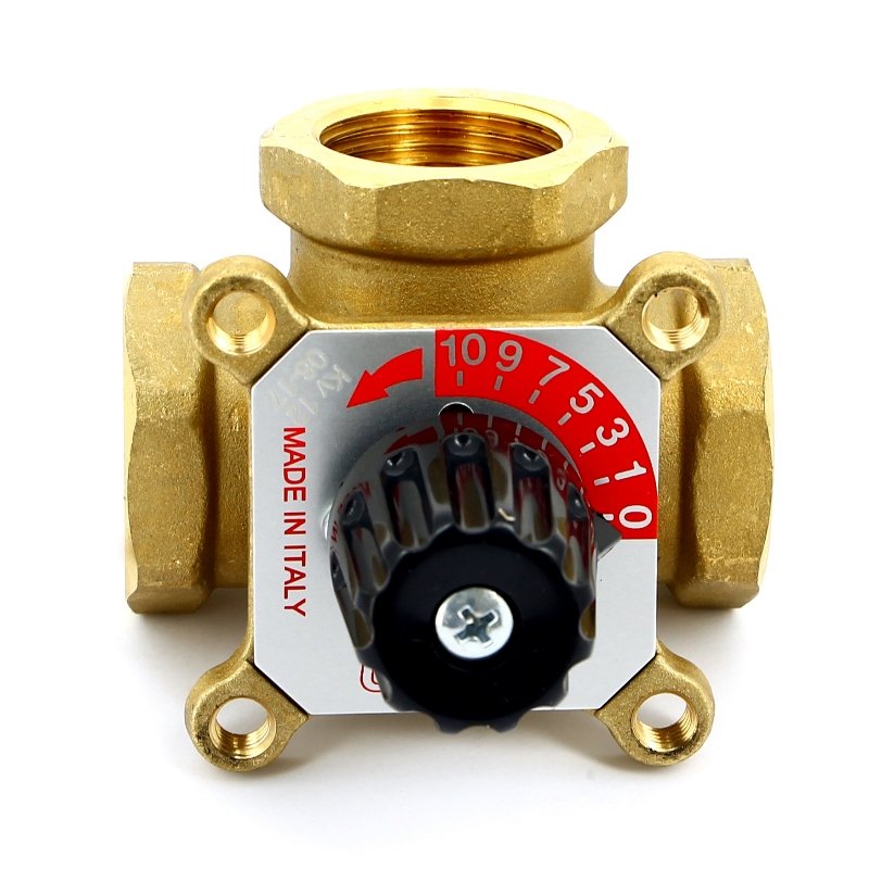 Клапан трехходовой смесительный 1" (ВР) Kvs 12 UNI-FITT