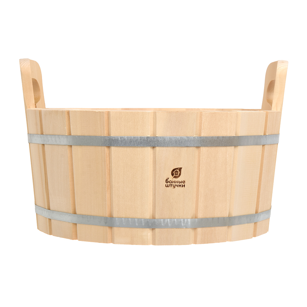 Ушат для бани и сауны 15 л, липа (1) "банные штучки" 3595
