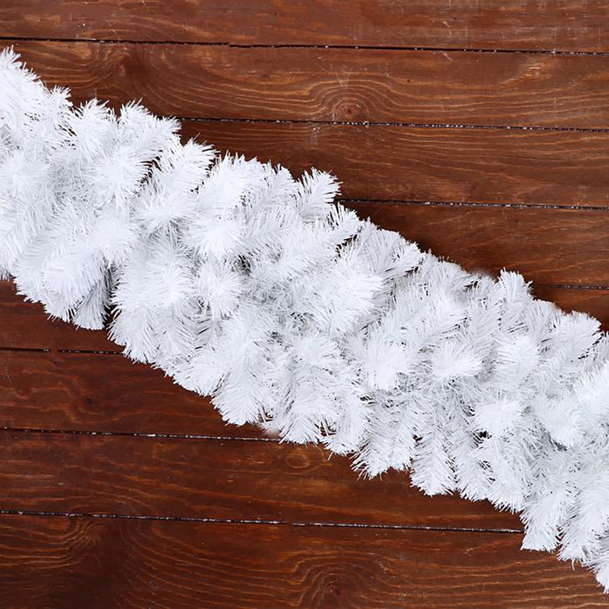 Гирлянда хвойная "жемчужная" 2,7 м  d-20 см (белая) "елкиторг" 2827315