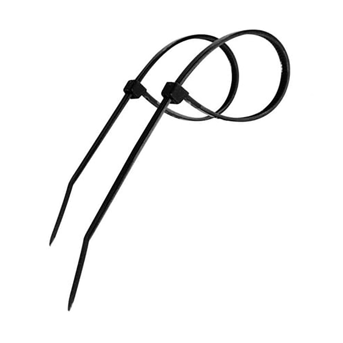 Хомуты нейлон 2,5 х 100 мм (набор 100 шт.), черные (1/10/300) "rexant" 07-0101