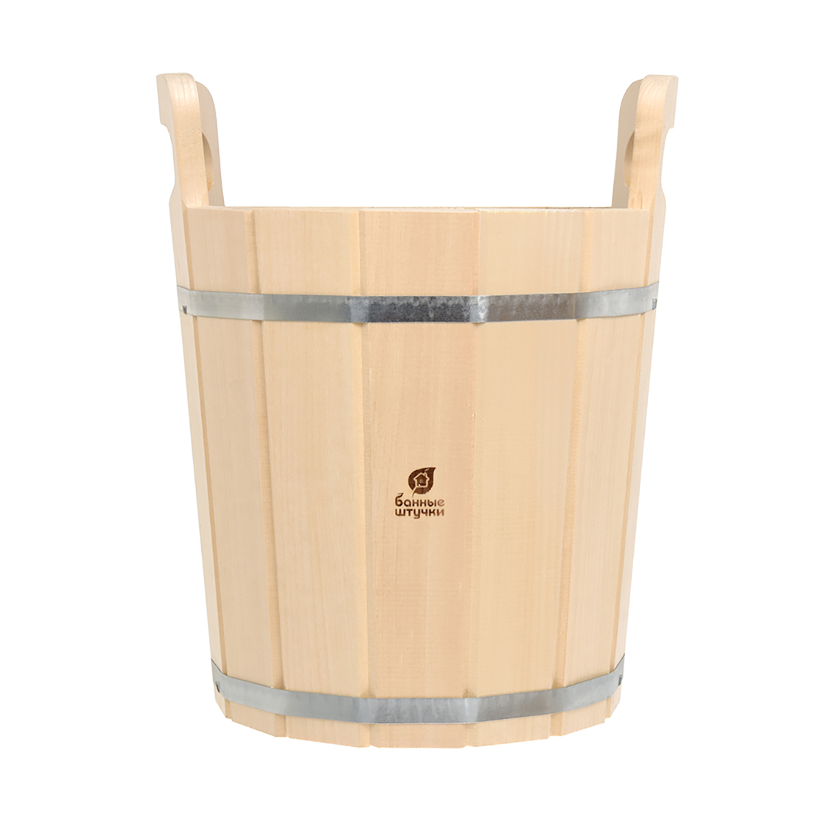Запарник для бани и сауны 12 л с нержав. вставкой, липа (1) "банные штучки" 33218