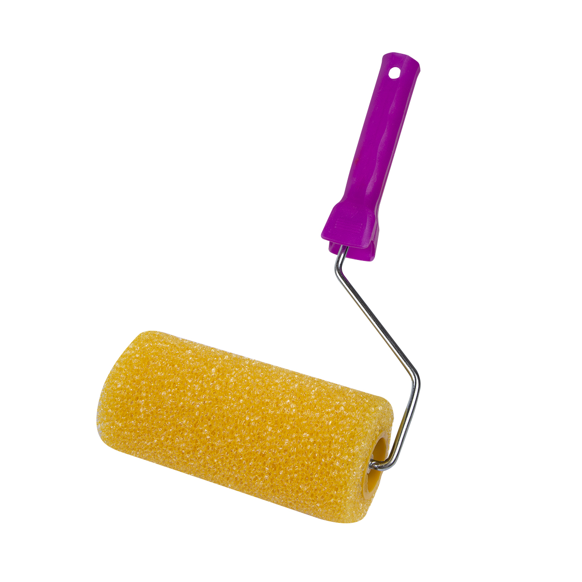 Валик структурный поролон. "грубый"  d80/180 мм бюгель 6 мм (в сборе) (1/50)  "krafor" 088-0180