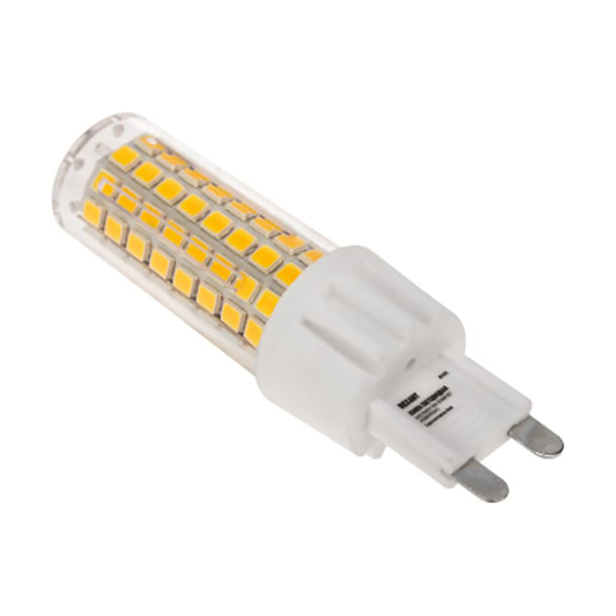 Лампа светодиодная "rexant" капсульная jd-corn g9  7w 2700 k, теплый свет (10/500) 604-5018