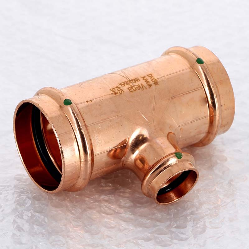 Тройник пресс медный Profipress VIEGA 54x28x54