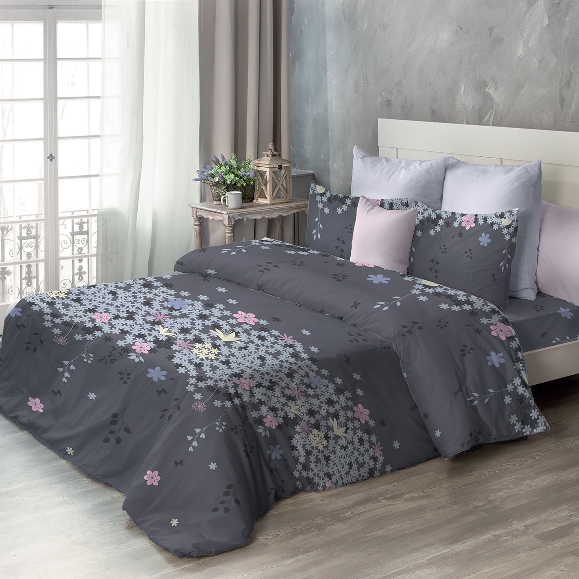 Постельное белье "самойловский текстиль" незабудка 2 сп. (cottonsoft) (1)