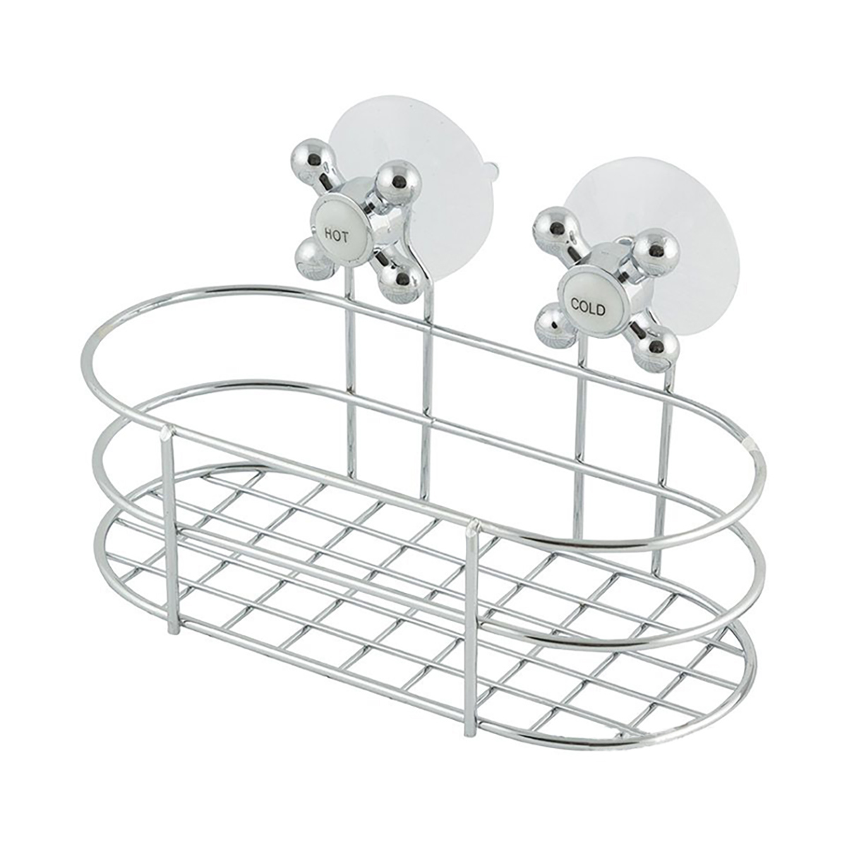 Полка для ванной овальная 20*10,5*12,5 см (1/20) "рыжий кот" spot-bh-05