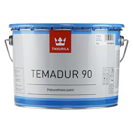 TIKKURILA (INDUSTRIAL) ТЕМАДУР 90 TНL краска полиуретановая (7,5л)