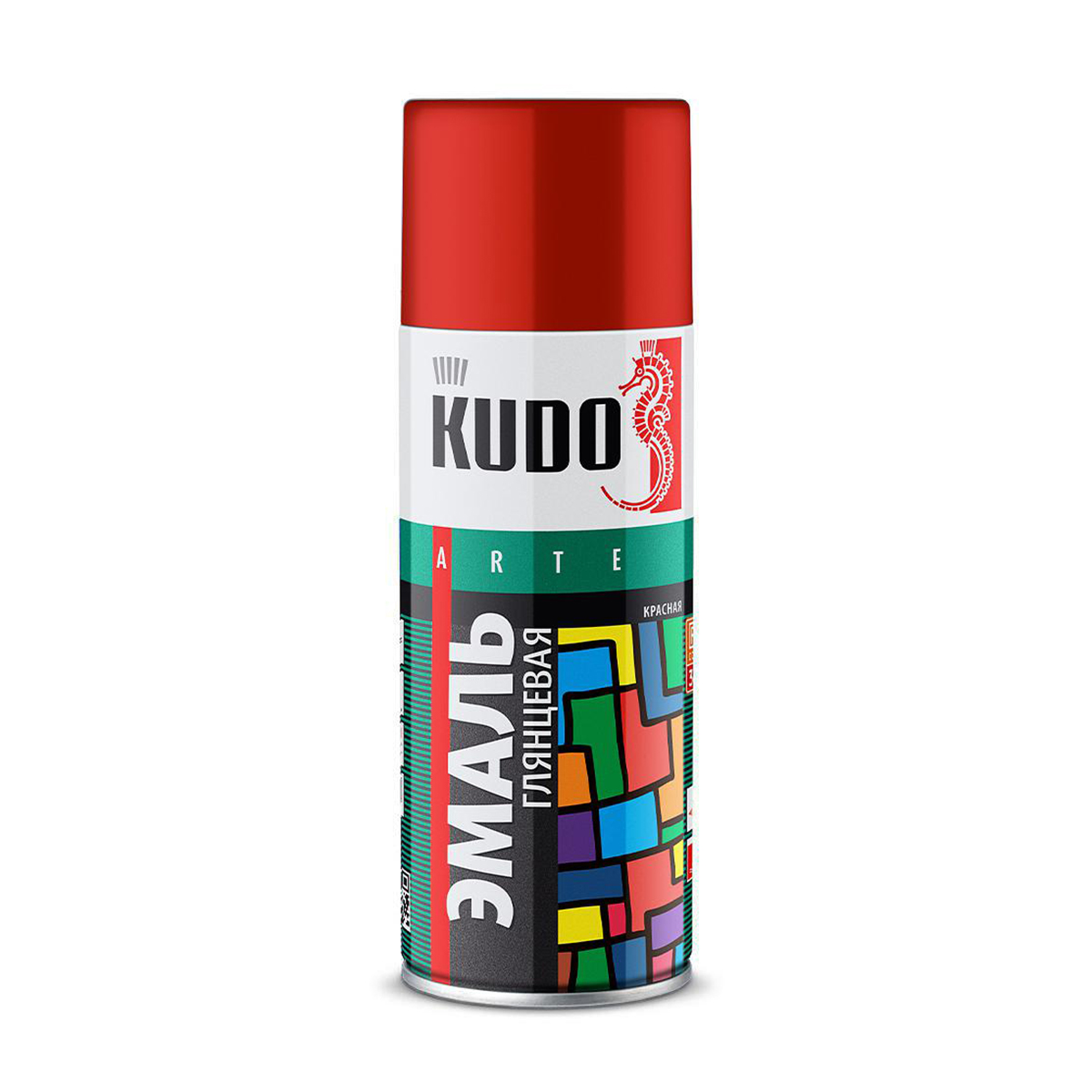 Краска аэрозоль глубоко-серая 520 мл (12) "kudo" ku-10186