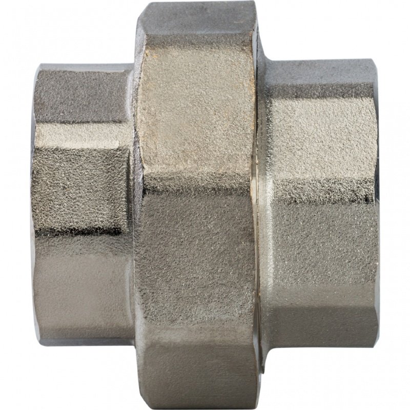 Американка ВР 1"1/4 никель STOUT уплотнение конус