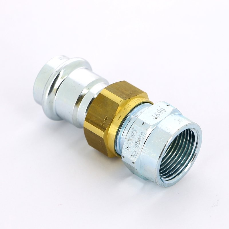 Американка пресс-В 22x3/4" с плоской прокладкой нелегир. сталь Prestabo VIEGA