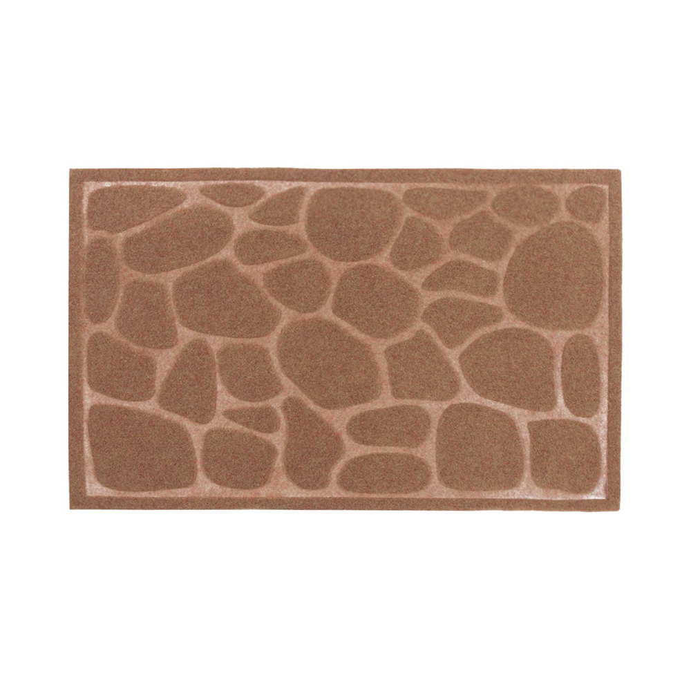 Коврик фигурный влаговпит. 40* 60 см "камушки"  основа пвх (1/15) "sunstep" 37-864