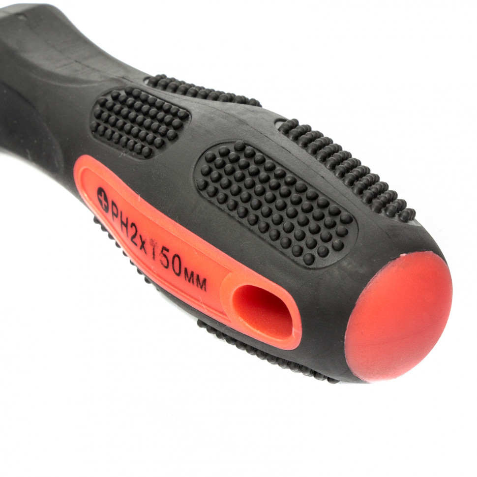 Отвертка Anti-Slip, PH2 х 150 мм, CrV, двухкомпонентная рукоятка Matrix (12250)