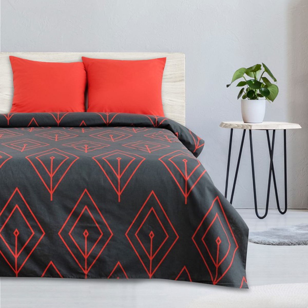 Постельное белье "этель" коралловый лепесток 2 сп. (поплин) (1) 2565803