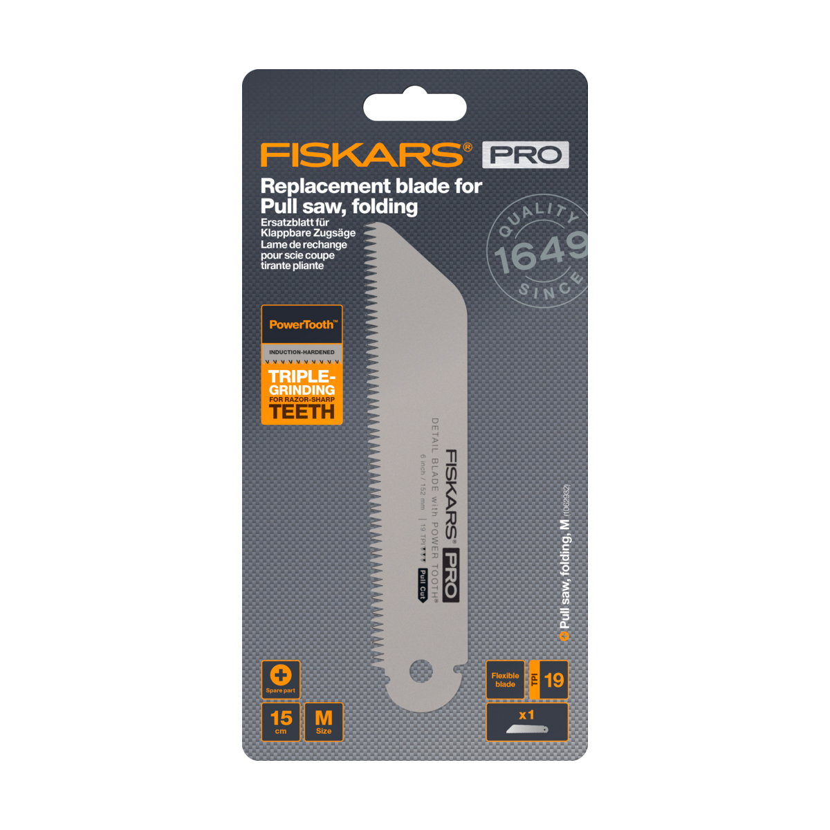 Полотно сменное для тяговой пилы 150 мм (1/6) "fiskars" 1062942