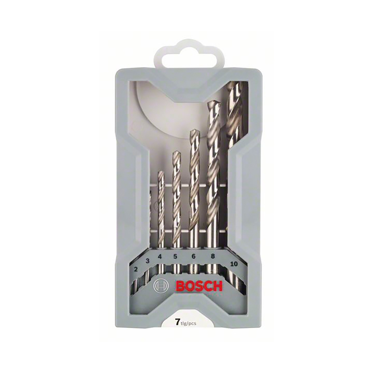Сверла по металлу hss-g  2-10 мм (набор 7 шт.), mini-x-line (1) "bosch" 2608589295