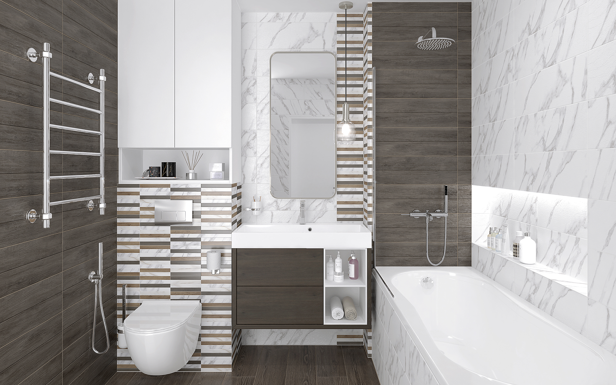 Joy белый 20x60