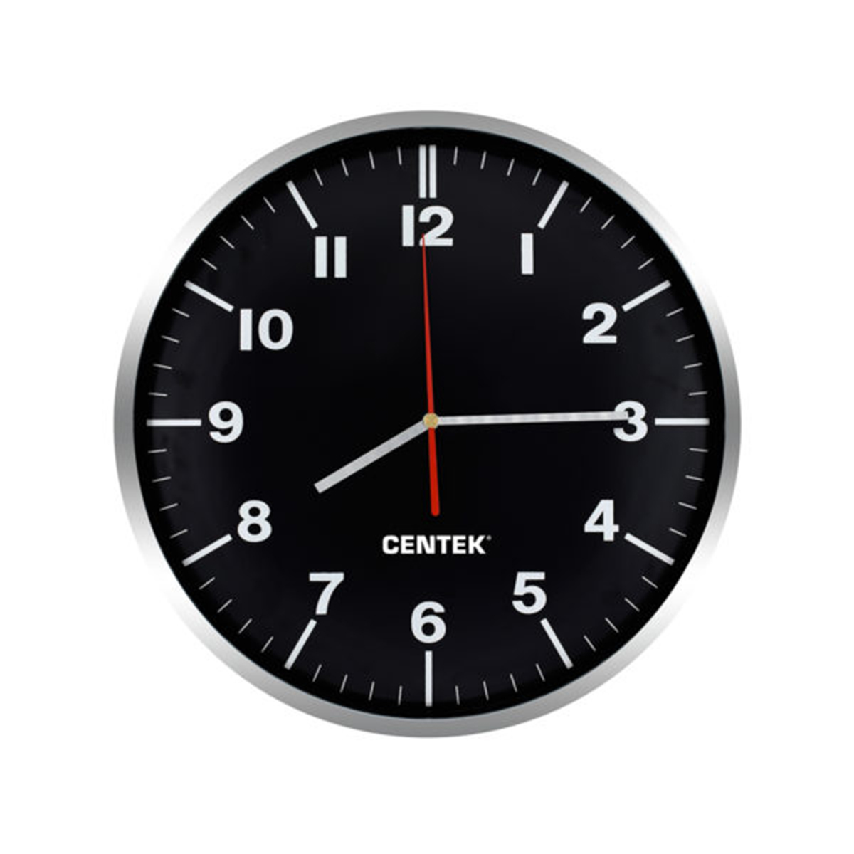 Часы настенные ст-7100 black кварцевые (1/10) "centek"