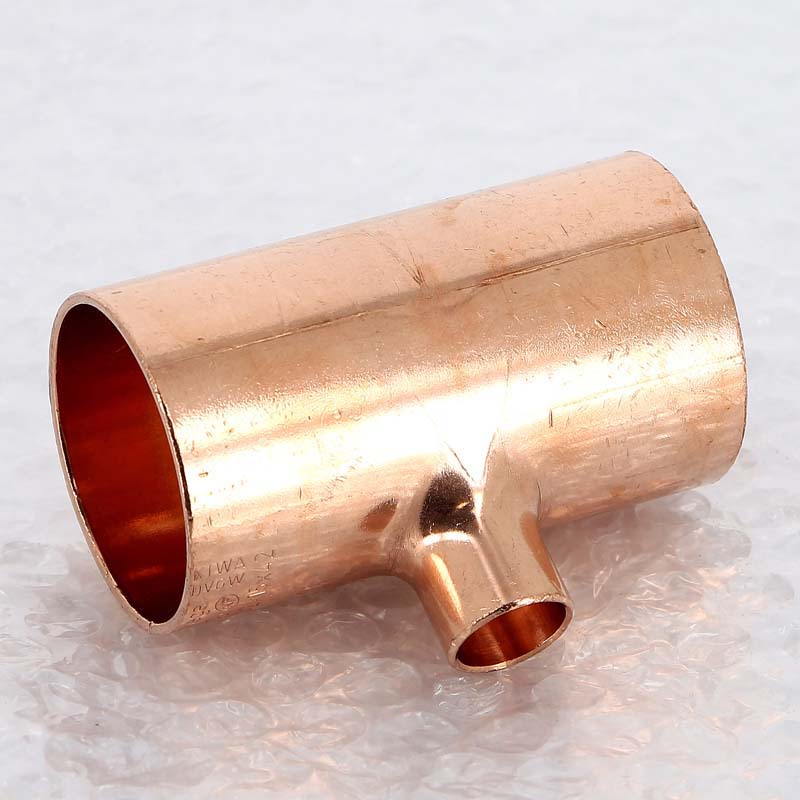 Тройник переходной под пайку 42 х 15 х 42 мм VIEGA медный