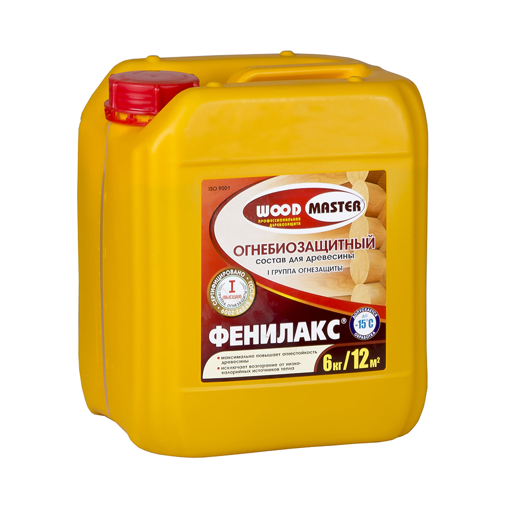 Фенилакс  огнебиозащитный состав "woodmaster"   6 кг (1) "рогнеда"