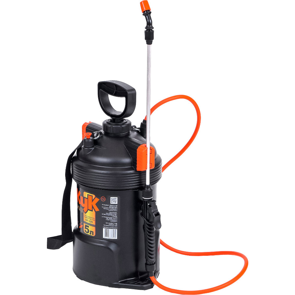 Опрыскиватель "жук" оп-220 стеклопластик 5 л (1/6) "оптима" (нетелескоп. брандспойт)