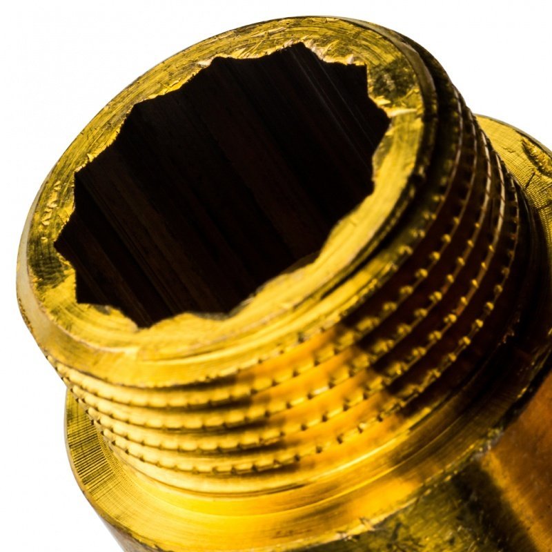 Удлинитель резьбовой ВН 3/4" x 30 мм латунь STOUT