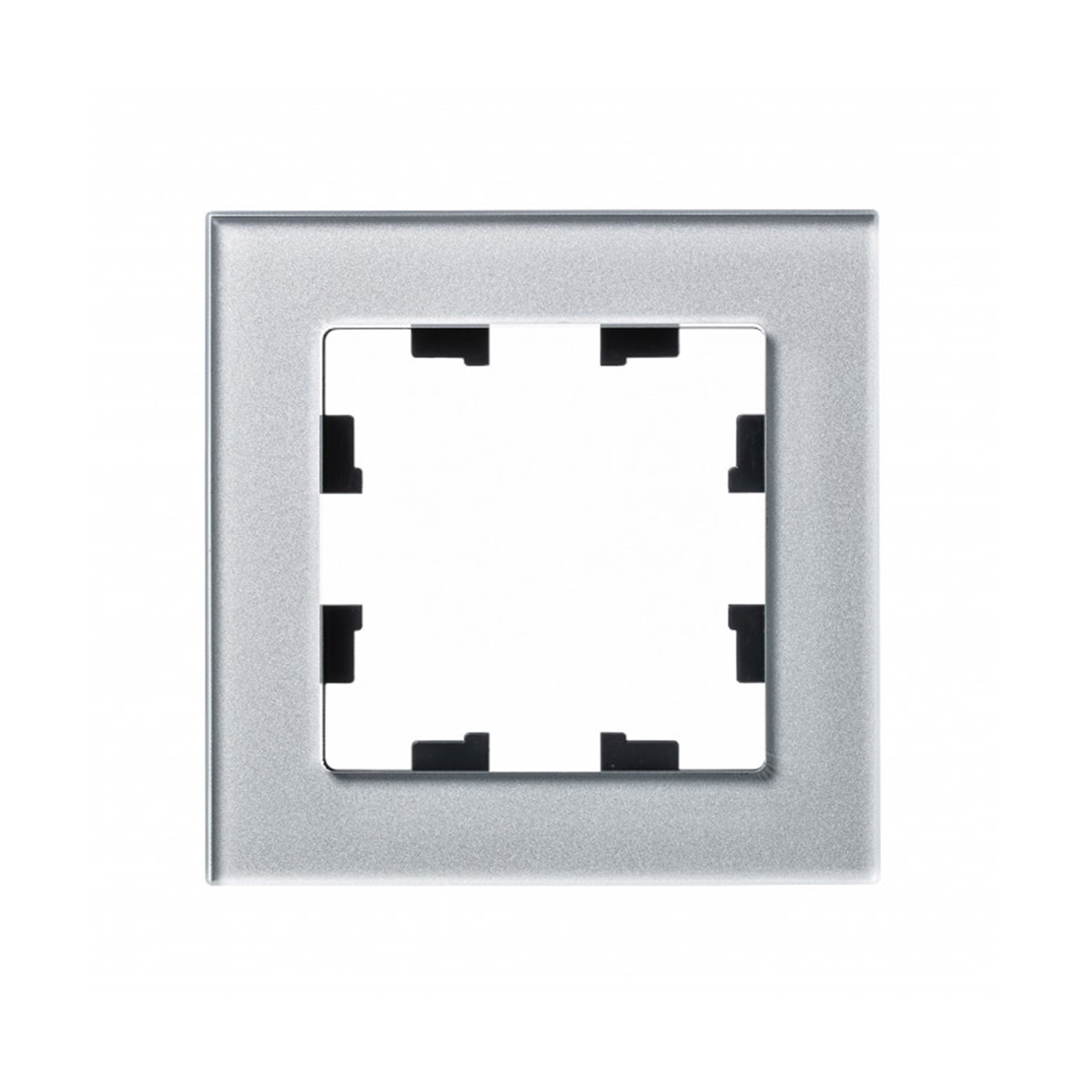 Рамка "atlasdesign nature" 1 местн. универс., стекло, алюминий (1/15/30) "schneider"