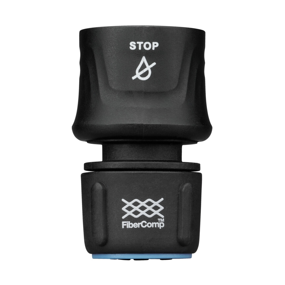 Коннектор для шлангов 1/2"-5/8" c автостопом "fibercomp" (1/8) "fiskars" 1054789