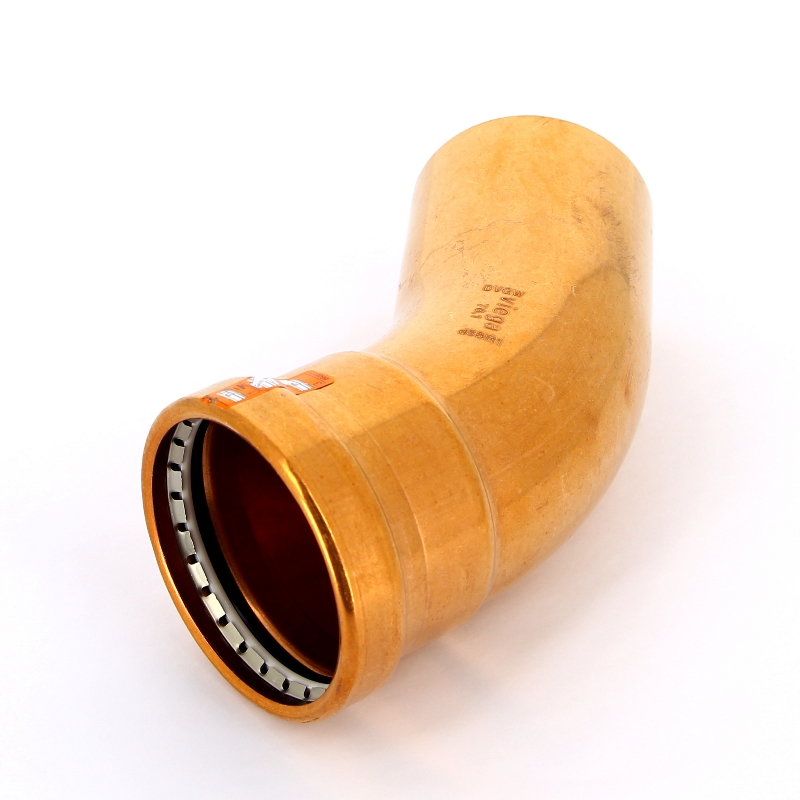 Угол-вставка 45° пресс медный Profipress VIEGA 76,1