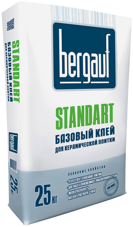 Клей базовый Bergauf Standart, 25 кг