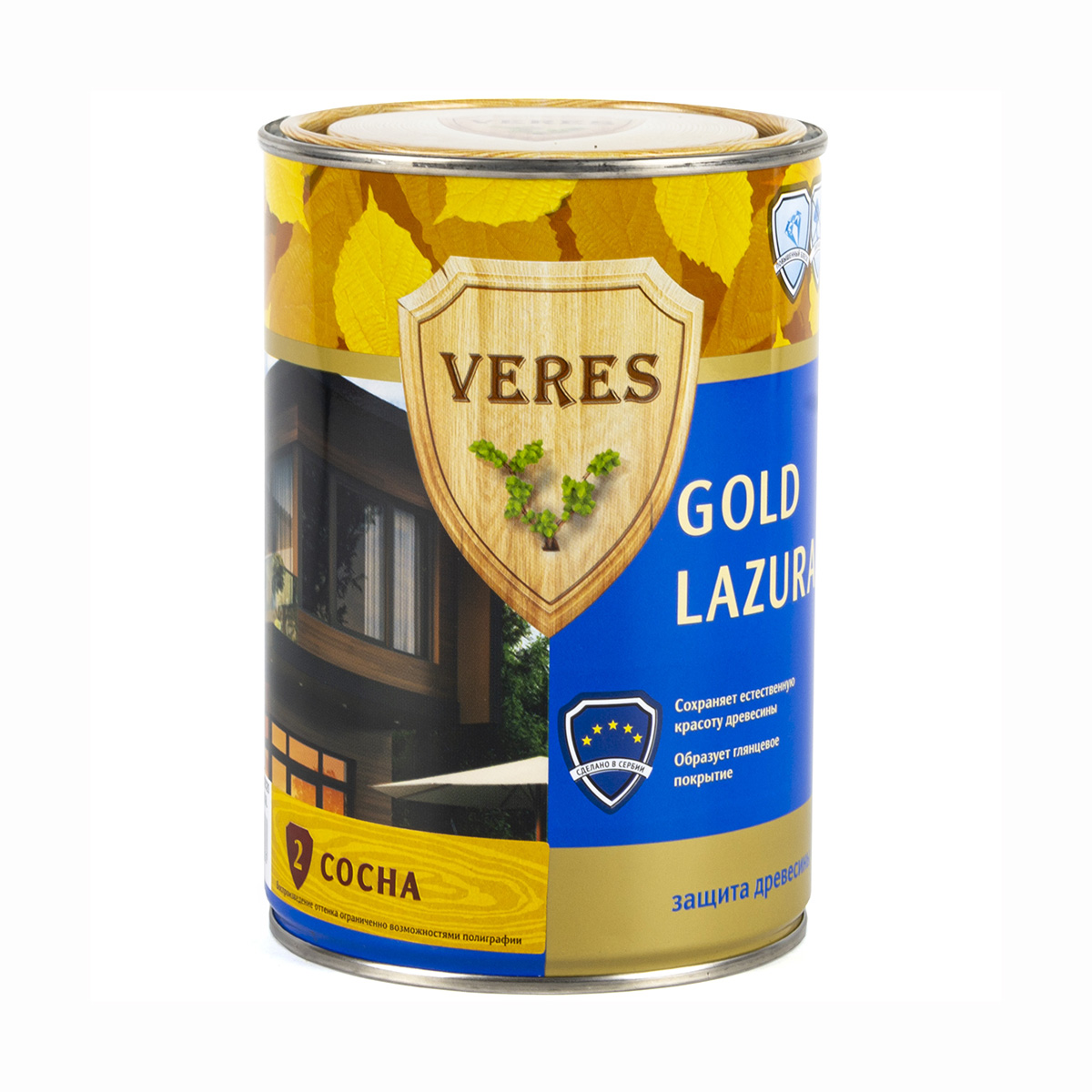 Верес gold № 2 сосна  0,9 л (1/6) "veres"