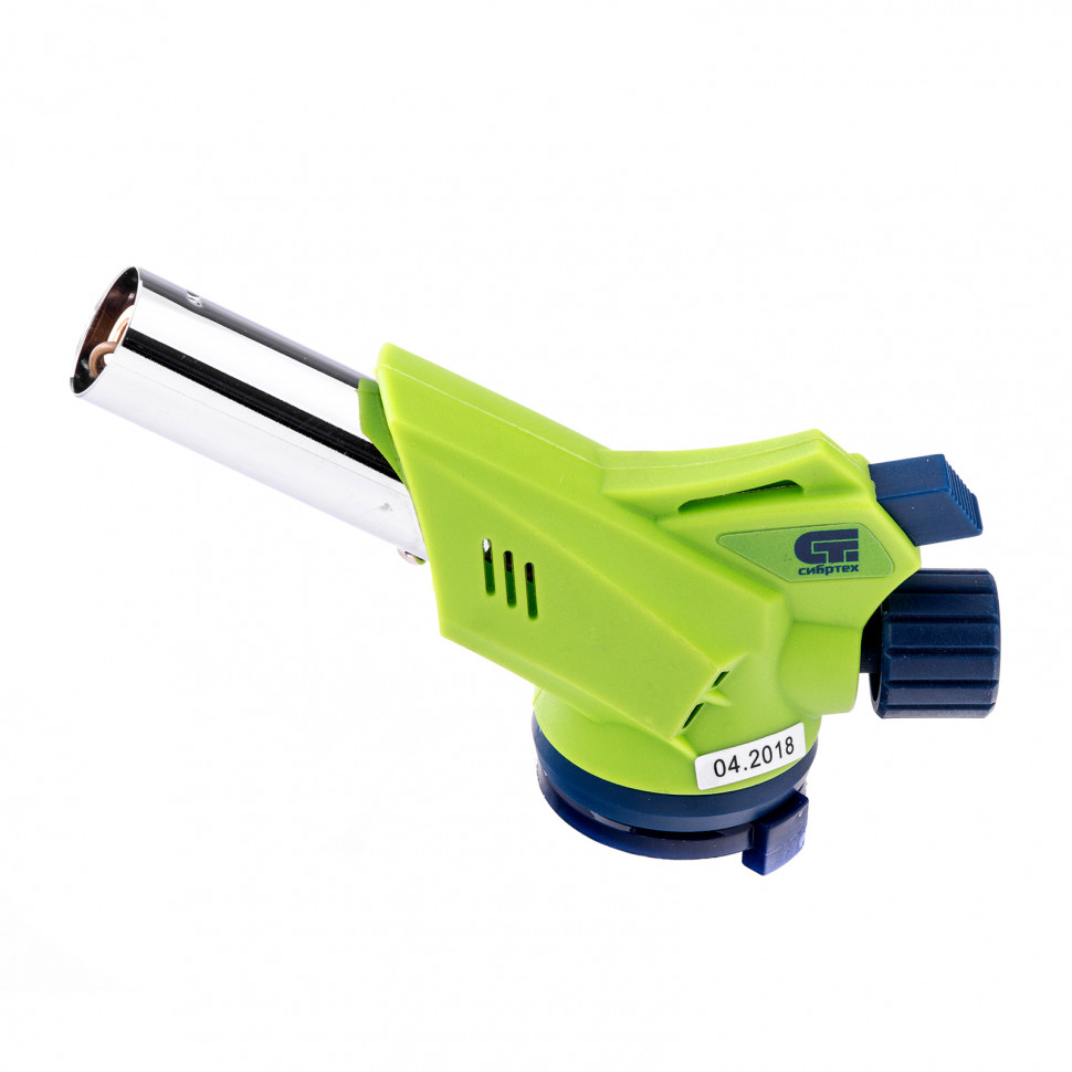 Горелка газовая на бутановый баллон, пьезоподжиг Сибртех (91421)
