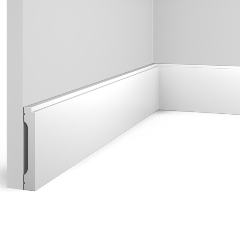 Плинтус HI WOOD B90V2/ 90 х 14 х 2000