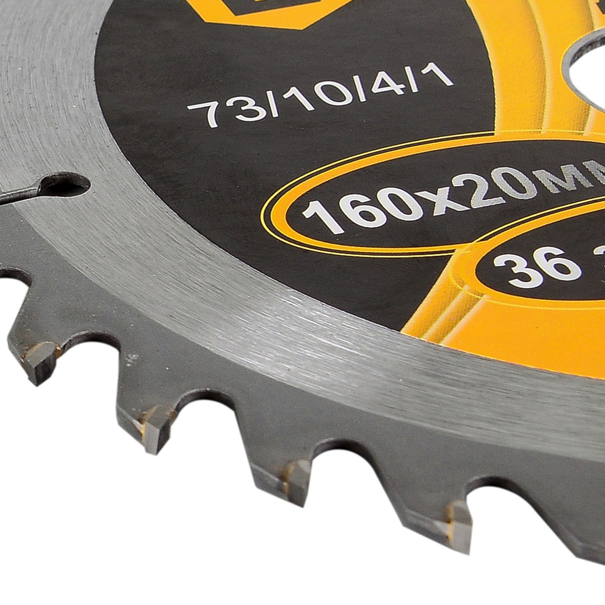 Диск пильный по дереву 160 х 20 мм, 36 зубьев + кольцо 16/20 мм (1) "вихрь"