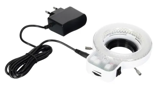 Осветитель кольцевой Levenhuk LED 144, с адаптером и резьбой