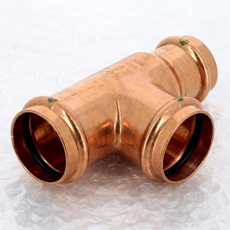 Тройник пресс медный Profipress VIEGA 35х35х28