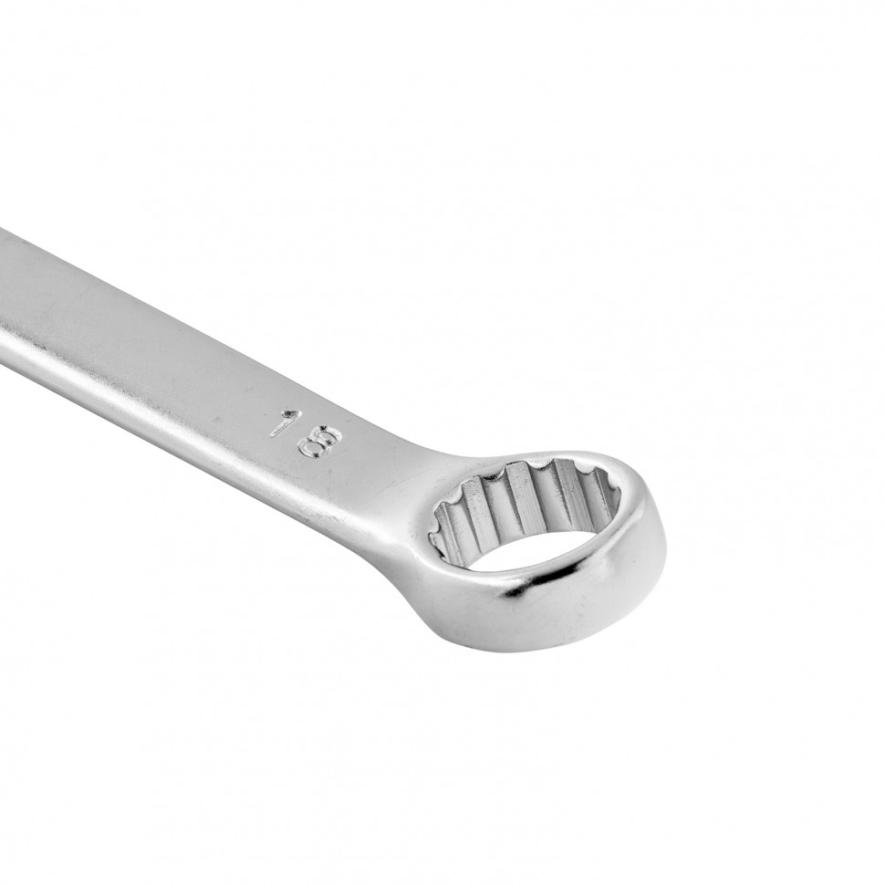 Ключ комбинированный, 18 мм, CrV, матовый хром Stels (15223)